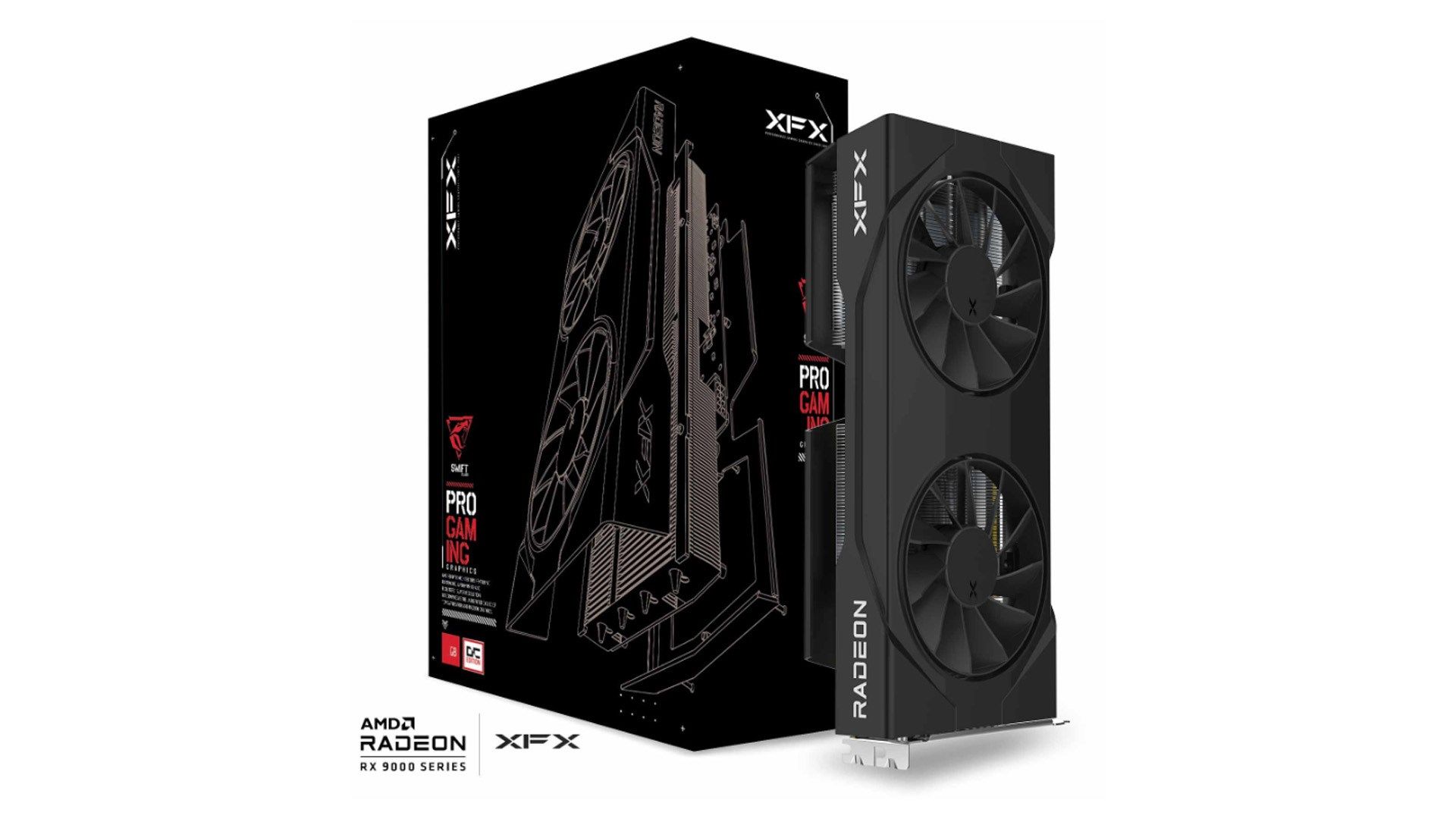 Placa video XFX Radeon RX 9060 XT Swift OC Gaming 8 GB GDDR6 128 bit