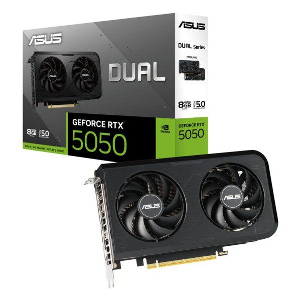 Placa video ASUS GeForce RTX 5050 Dual OC 8 GB GDDR6 128 bit