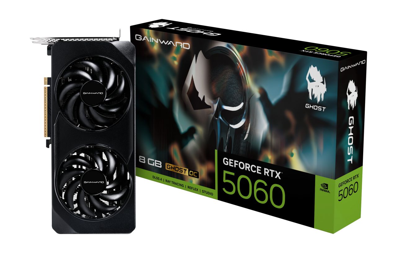 Placa video GAINWARD GeForce RTX 5060 Ghost OC 8 GB GDDR7 128 bit