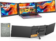 Portable monitor Blackview DCM6 Dual Screen 14inch 1920x1080 16:9 LCD 60Hz IPS 178 USB-C 3.1x3 for 13-17.3 inch laptops352.2x237.43x15.9mm Grey Black
