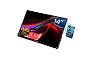 Monitor tactil portabil 14  Verbatim incl PBCarcasa plastic/PB 5000mAh/FHD 1920x1080