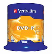 DVD-R AZO VERBATIM 16x 4.7GB 100 BUC Matt silver surface