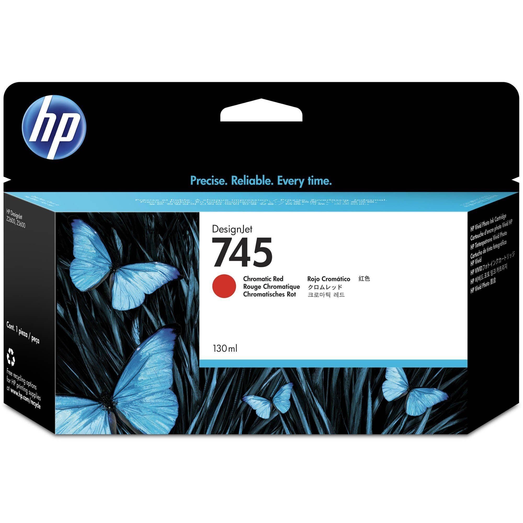 Cartus cerneala HP F9K00A ,Rosu ,130 ml ,Original (DesignJet Z2600|Z5600)