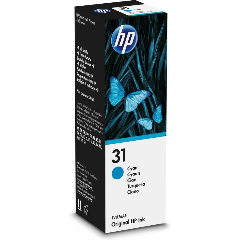 Cartus cerneala HP 1VU26AE ,Albastru ,70 ml ,Original (31)