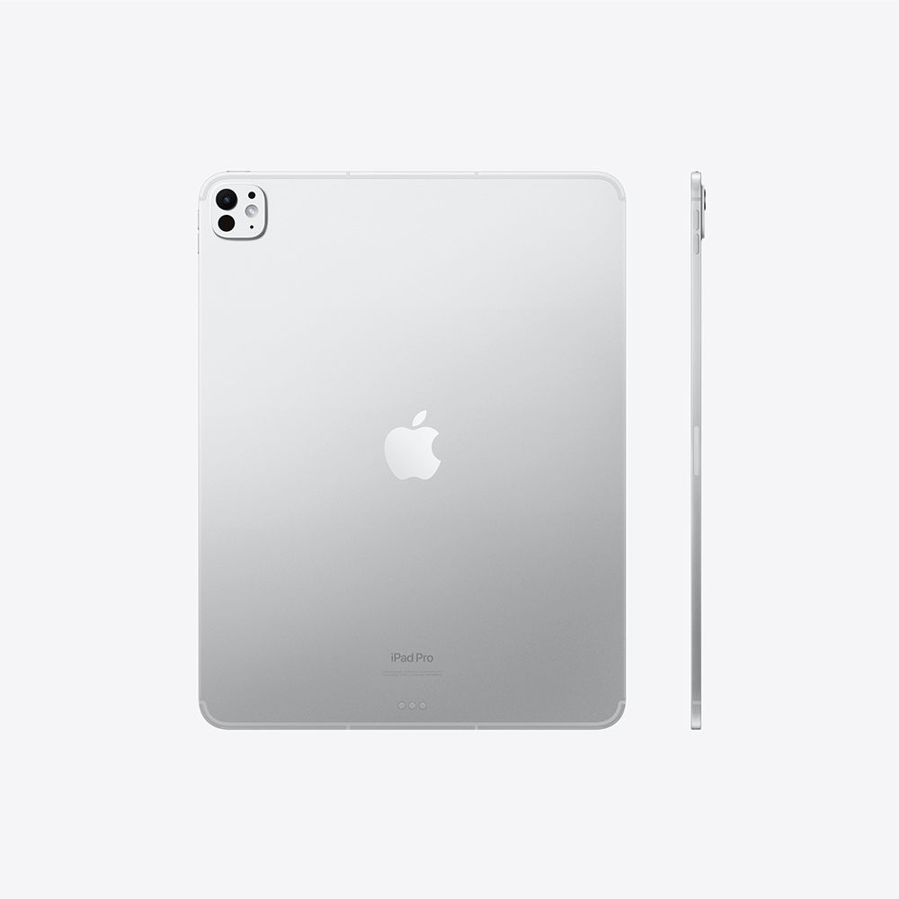 Apple 13-inch iPad Pro (M4) Cellular 2TB with Standard glass - Silver Detaliu 3