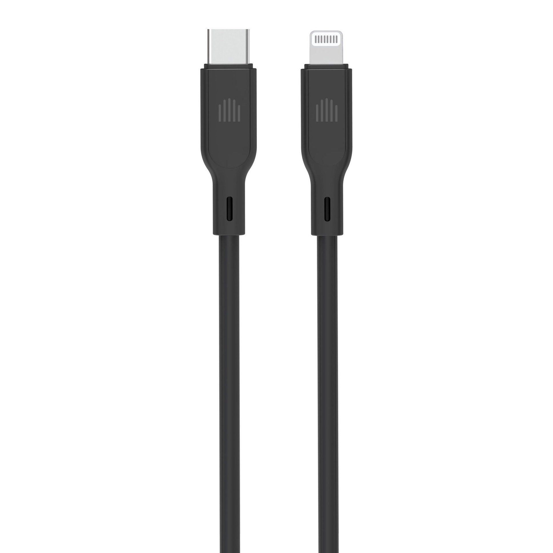Dviced Cable USB-C to Lightning silicone 1,25m - White Detaliu 3