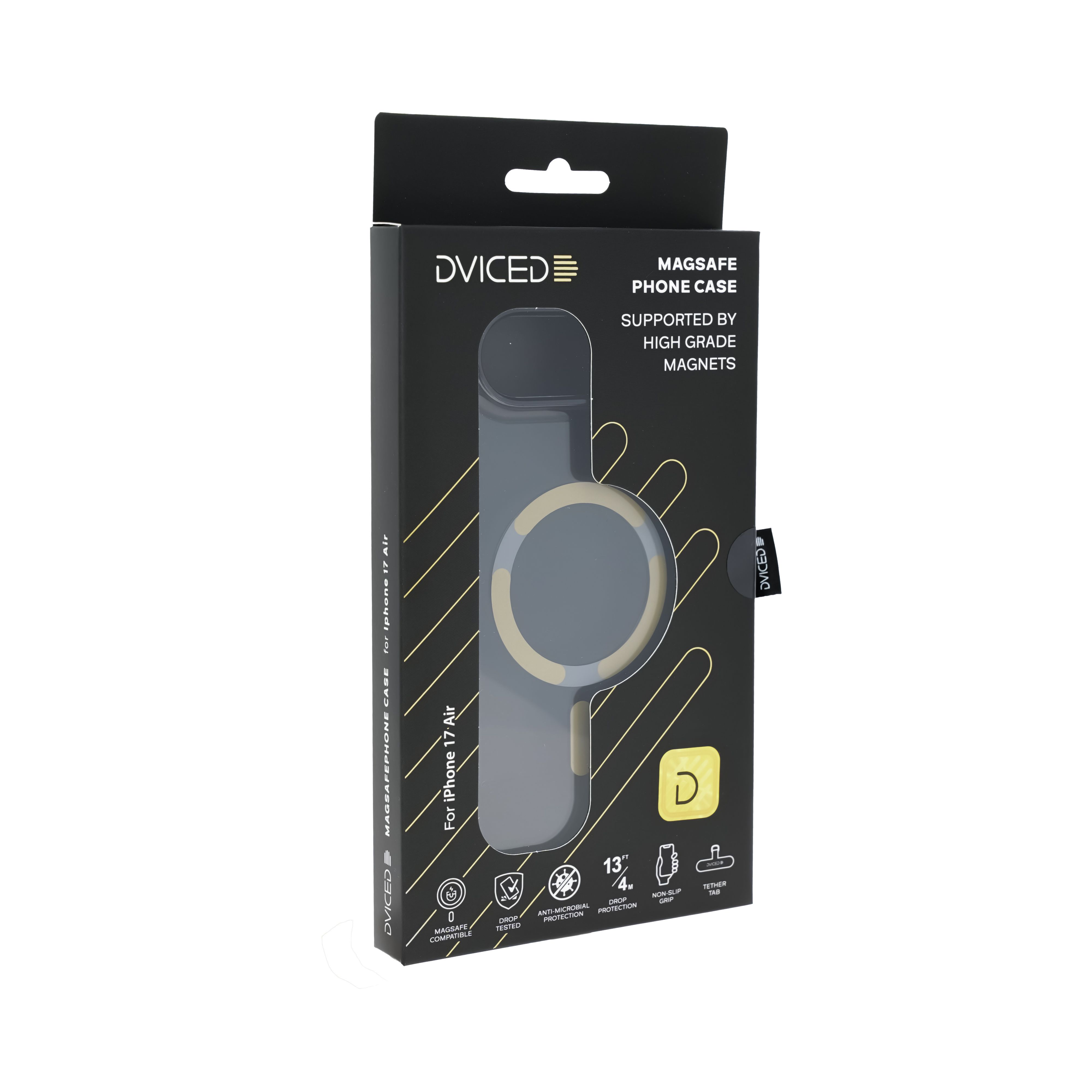 Dviced MagSafe iPhone Air smoke case - Gold Detaliu 3