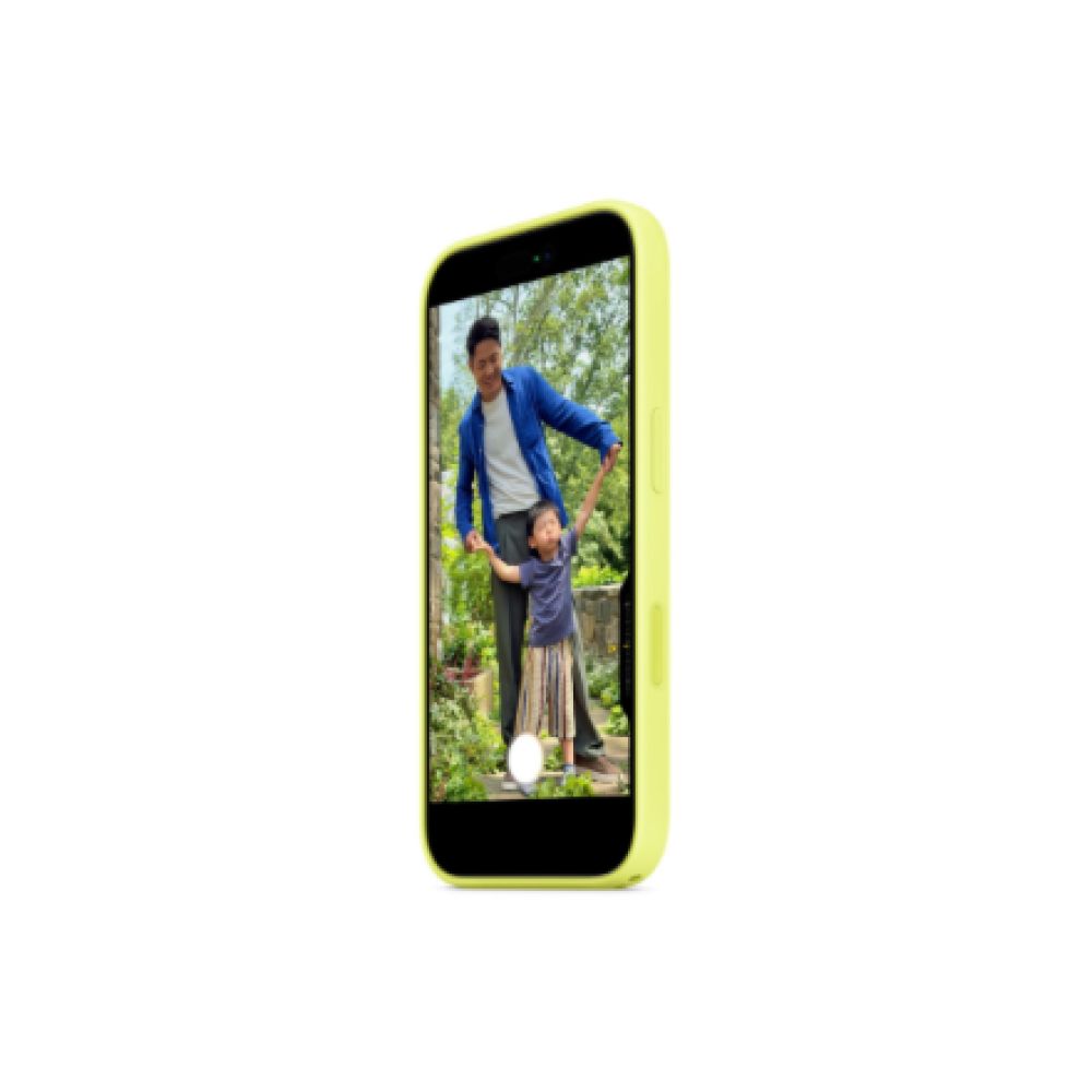 Apple iPhone 17 Silicone Case with MagSafe - Neon Yellow Detaliu 1