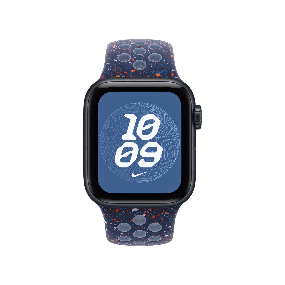 Apple Watch 40mm Band:  Blue Ribbon Nike Sport Band - S/M Detaliu 2
