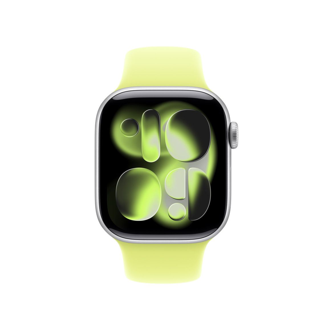 Apple Watch 42mm Band:  Neon Yellow Sport Band - S/M - SEASONAL Detaliu 2