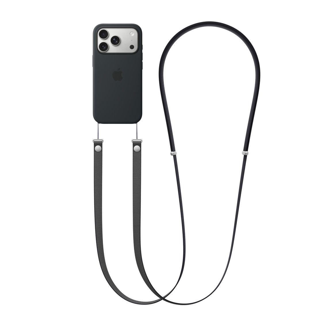 Crossbody Strap - Black Detaliu 1