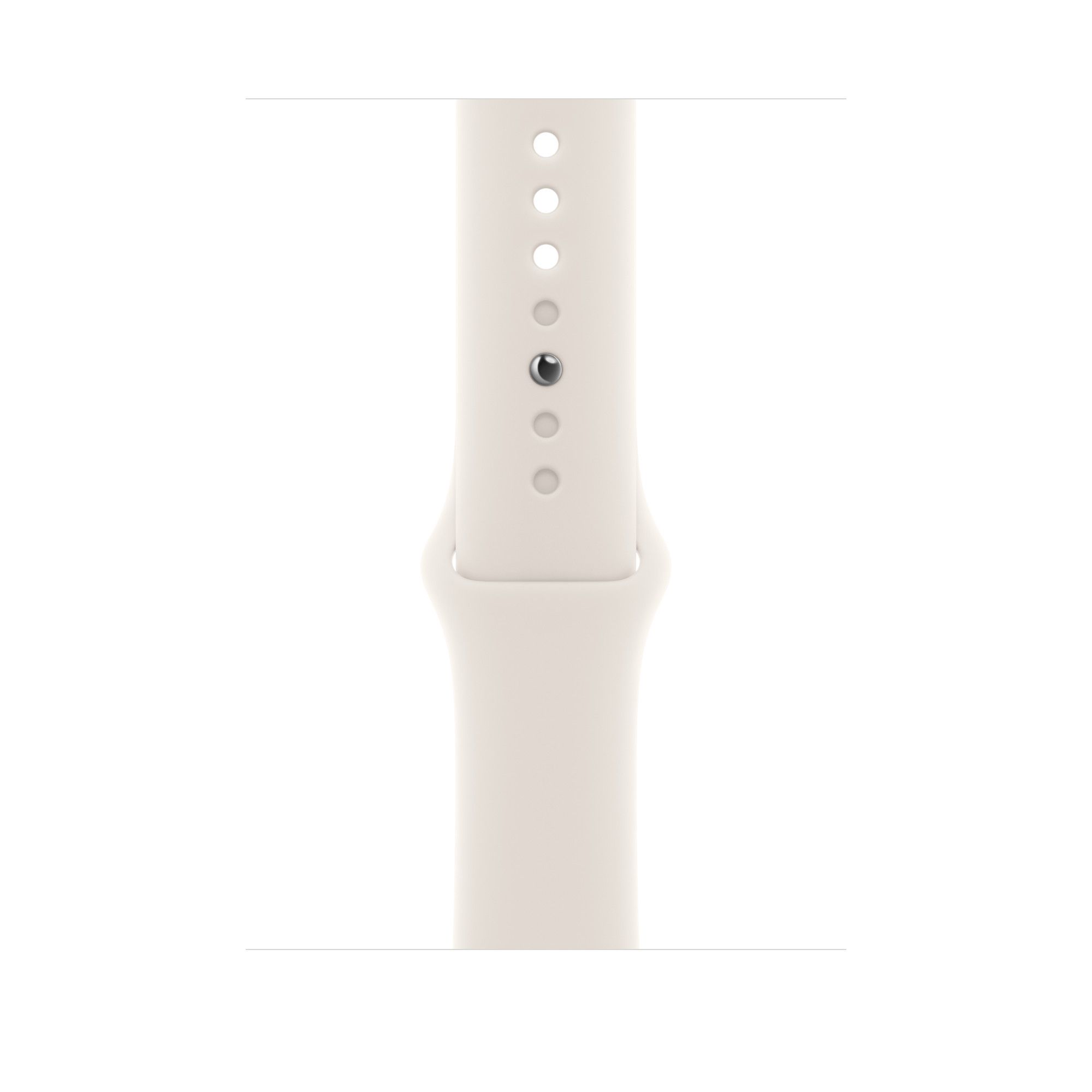Apple Watch SE 3 GPS 44mm Starlight Aluminium Case with Starlight Sport Band - M/L Detaliu 2