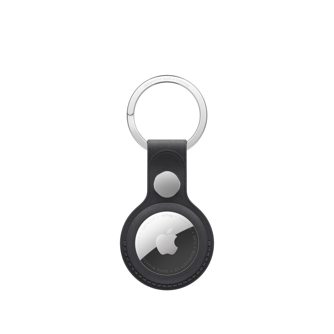 Apple AirTag FineWoven Key Ring - Black Detaliu 1