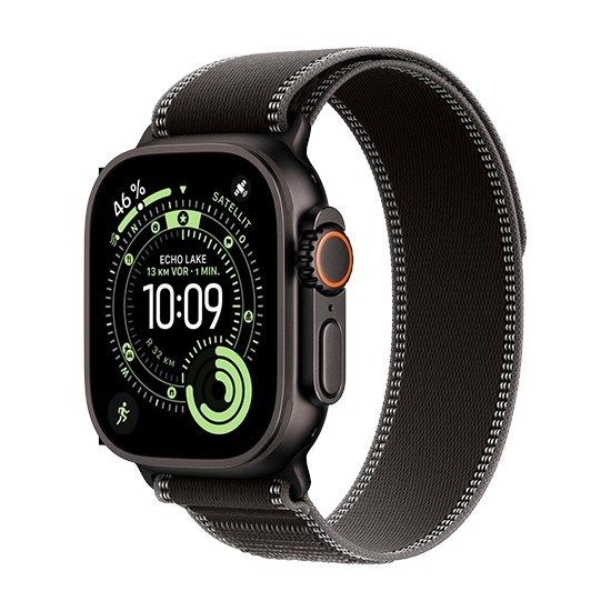 Apple Watch Ultra 3 5G 49mm Black Titan Case Detaliu 2