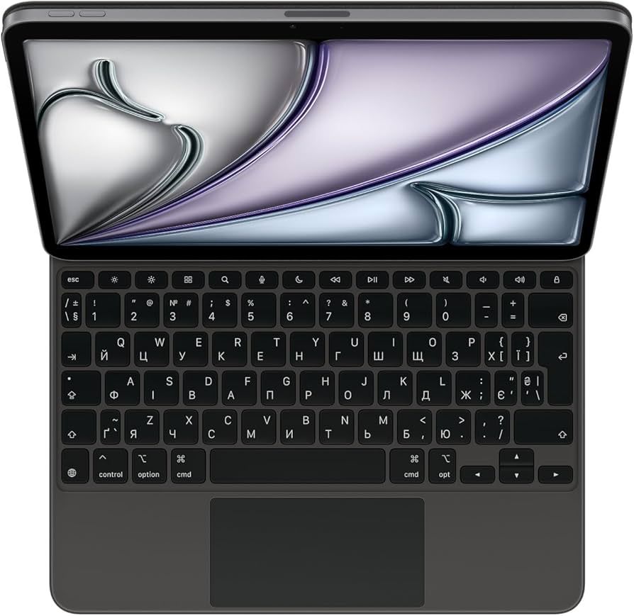 Apple Magic Keyboard for iPad Air 11-inch (M3) - Ukrainian - Black Detaliu 1