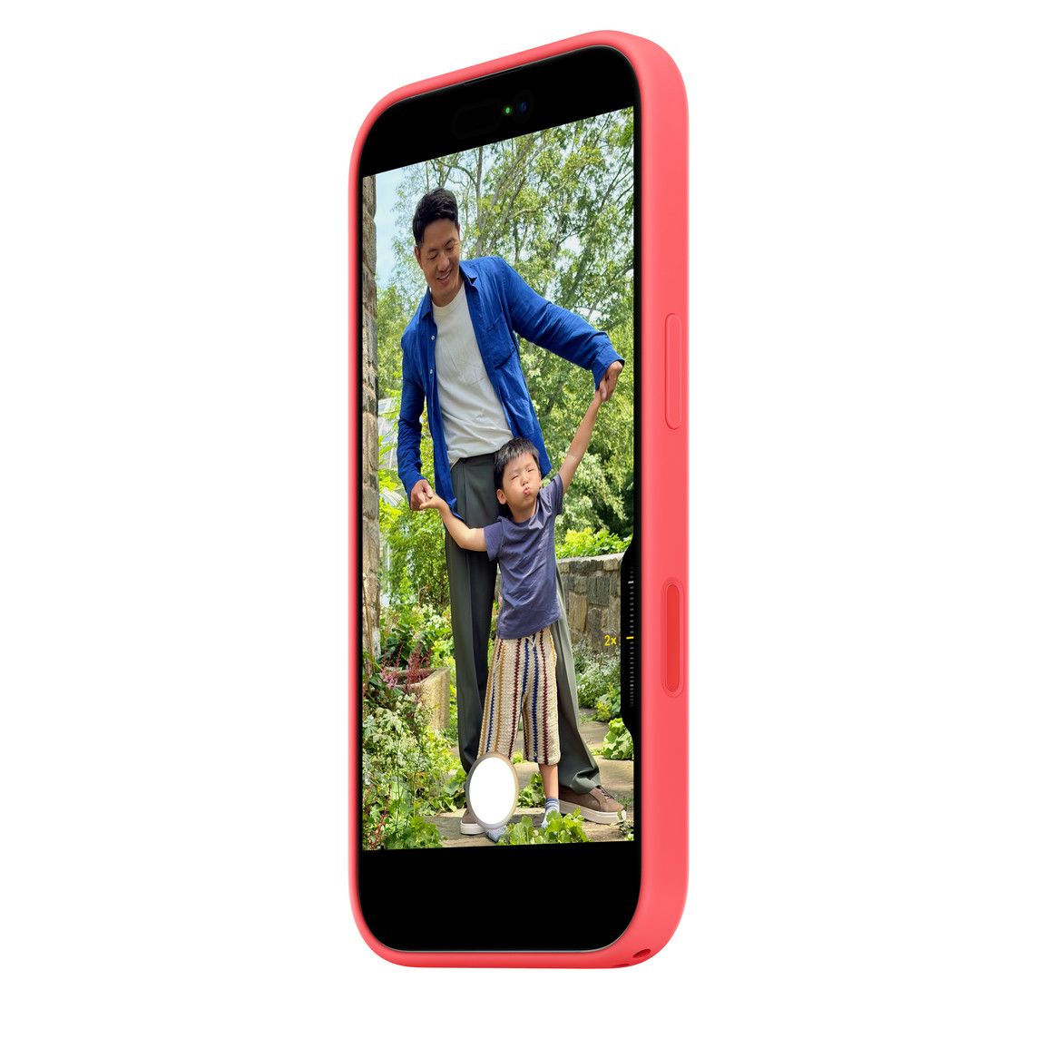 IPHONE 17 SILICONE CASE WITH/MAGSAFE BRIGHT GUAVA Detaliu 1
