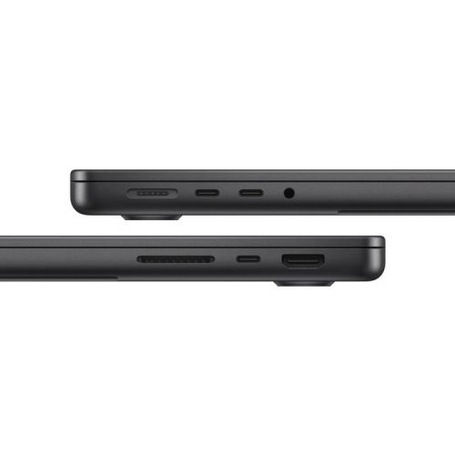 Laptop Apple MacBook Pro 14 MGDT4ZE/A, 14.2 inch 3024 x 1964, Apple M5 Pro 18-core (18 C, N/A - N/A, N/A cache, N/A), 24 GB LPDDR5X, 2 TB SSD, Apple M5 Pro 20-Core GPU, Mac OS, Tastatura US, Space Black Detaliu 3