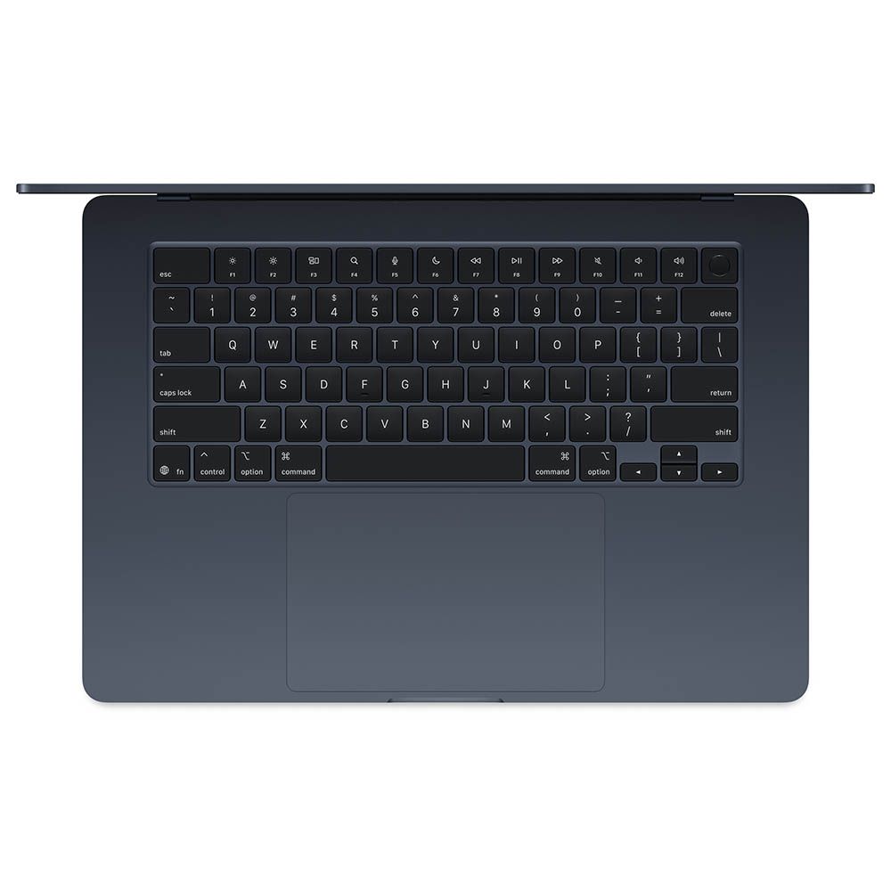 Laptop Apple MacBook Air 15 Z1LW000GX, 15.3 inch 2880 x 1864, Apple M5 10-core (10 C, N/A - N/A, N/A cache, N/A), 24 GB LPDDR5X, 512 GB SSD, Apple M5 10-core integrat, Mac OS, Tastatura US International, Midnight Detaliu 3