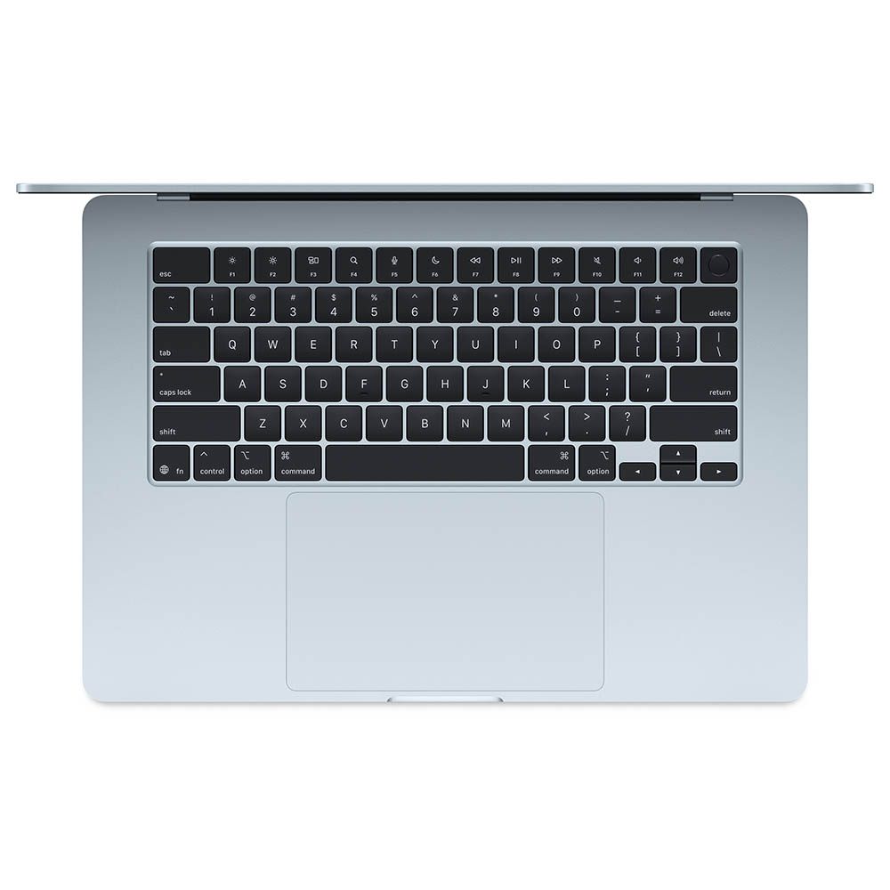 Laptop Apple MacBook Air 15 Z1M2000D3, 15.3 inch 2880 x 1864, Apple M5 10-core (10 C / N/A T, N/A - N/A, N/A cache, N/A), 32 GB LPDDR5X, 2 TB SSD, Apple M5 10-core integrat, Mac OS, Tastatura US INT, Sky Blue Detaliu 3