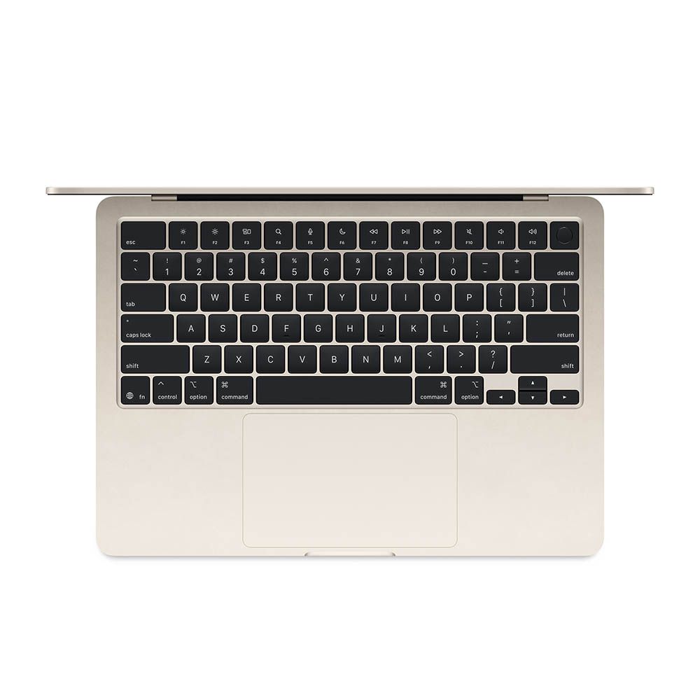 Laptop Apple MacBook Air 13 Z1L4000F3, 13.6 inch 2560 x 1664, Apple M5 10-core (10 C, N/A - N/A, N/A cache, N/A), 16 GB LPDDR5X, 2 TB SSD, Apple M5 10-core integrat, Mac OS, Tastatura US INT, Starlight Detaliu 3