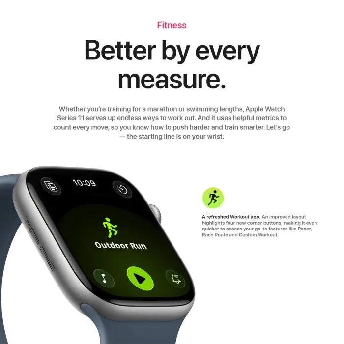 Watch Series 11 46mm Space Grey /Black Sport Band - M/L Detaliu 2