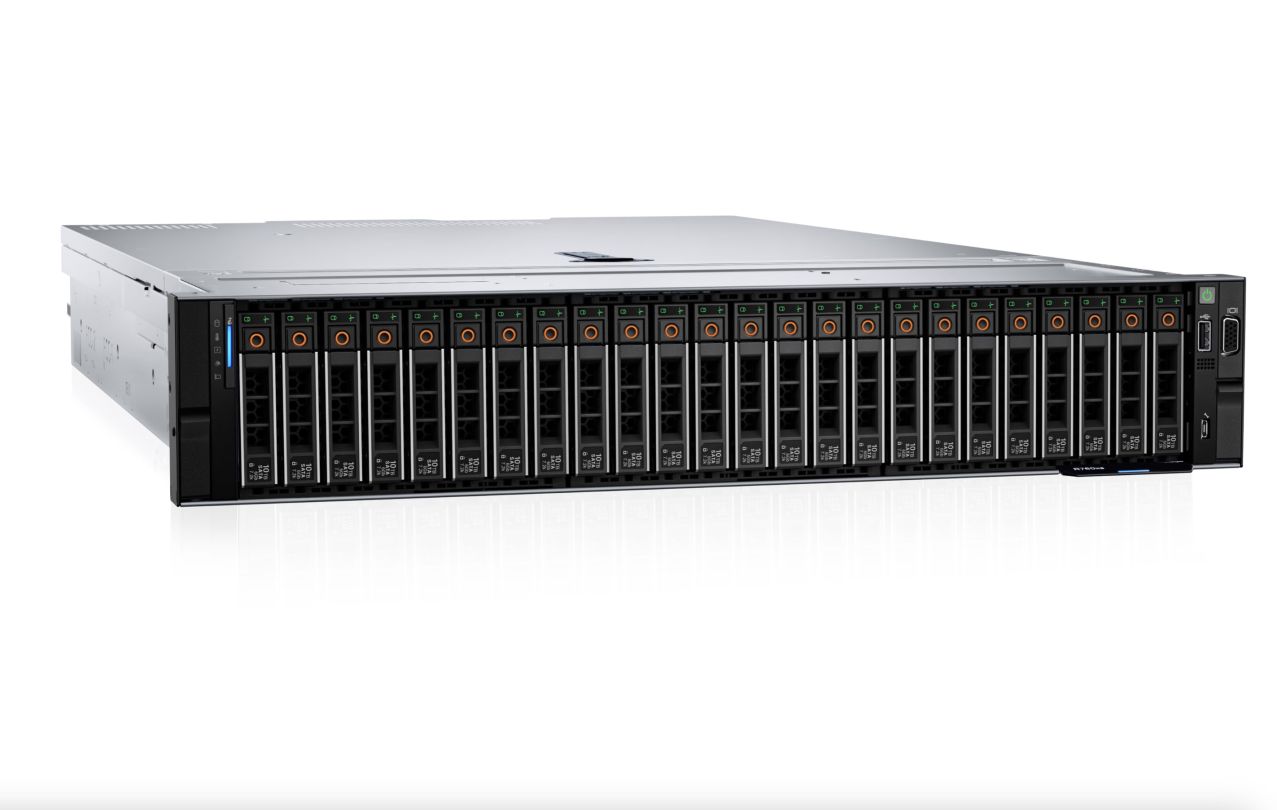 PowerEdge R760xs Rack Server Intel Xeon SIlver 4410Y 2G, 12C/24T, 16GT/s, 30M Cache, Turbo, HT (150W) DDR5-4000, 16GB RDIMM, 4800MT/s Single Rank, 2.4TB Hard Drive SAS ISE 12Gbps 10K 512e 2.5in with 3.5in, 3.5