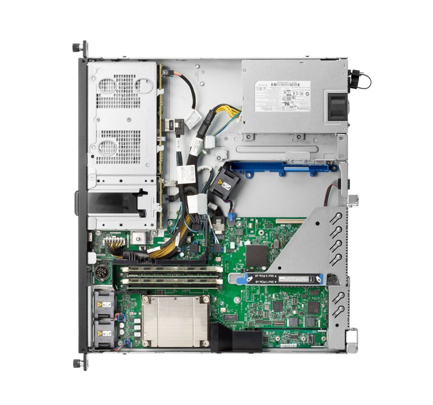 Server HPE ProLiant DL20 Gen10 Rack 1U Intel Xeon E-2224, 4C / 4T, 3.4 GHz base, 4.6 GHz turbo, 8 MB cache, 71 W, 16 GB DDR4, Fara HDD, 2 x LFF, 290 W_4