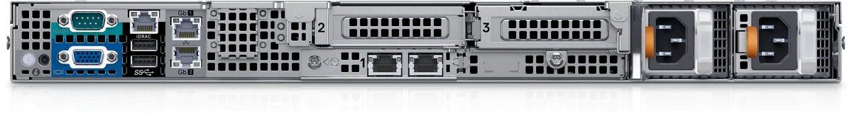 Server Dell PowerEdge R440 Rack 1U Intel Xeon Silver 4208, 8C / 16T, 2.1 GHz base, 3.2 GHz turbo, 11 MB cache, 1 x 16 GB, 480 GB SSD, 4 x LFF, 550 W_4