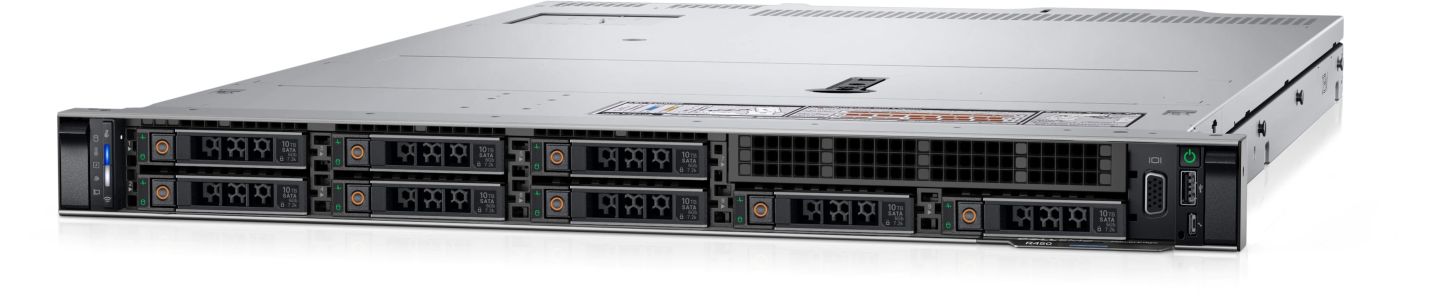 Dell PowerEdge R450 Rack Server,Intel Xeon 4310 2.1G(12C/24T),16GB 3200MT/s RDIMM,2x960GB SSD SATA Read Intensive(up to 8x2.5'' SAS/SATA),PERC H745,iDRAC9 Enterprise,Broadcom 5720 Dual Port 1Gb,Dual Hot-plug PSU(1+1)800W,3Yr NBD_2