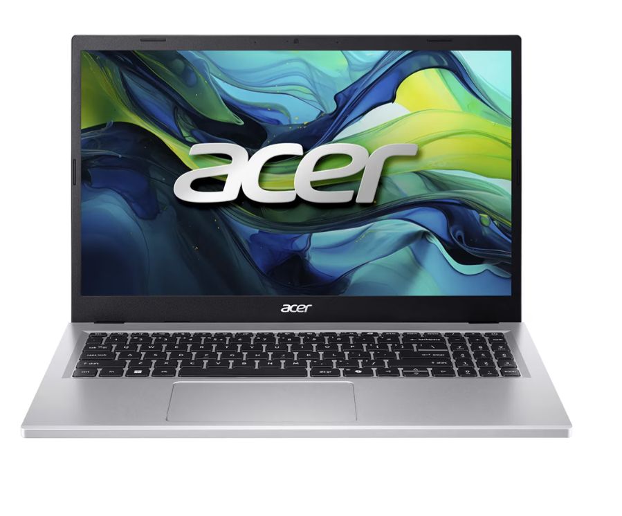 Laptop Acer Aspire Go 15 Ag15-71p-5155, 15.6 inch 1920x1080, Intel Core i5-1334U (10 C / 12 T, 3.4 GHz - 4.6 GHz, 12 MB cache, 55 W), 16 GB DDR5, 1 TB SSD, Intel Iris Xe Graphics, Fara sistem de operare, Tastatura English, Argintiu