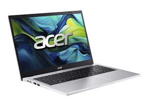 Laptop Acer Aspire Go 15 Ag15-71p-5155, 15.6 inch 1920x1080, Intel Core i5-1334U (10 C / 12 T, 3.4 GHz - 4.6 GHz, 12 MB cache, 55 W), 16 GB DDR5, 1 TB SSD, Intel Iris Xe Graphics, Fara sistem de operare, Tastatura English, Argintiu