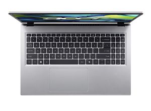 Laptop Acer Aspire Go 15 Ag15-71p-5155, 15.6 inch 1920x1080, Intel Core i5-1334U (10 C / 12 T, 3.4 GHz - 4.6 GHz, 12 MB cache, 55 W), 16 GB DDR5, 1 TB SSD, Intel Iris Xe Graphics, Fara sistem de operare, Tastatura English, Argintiu