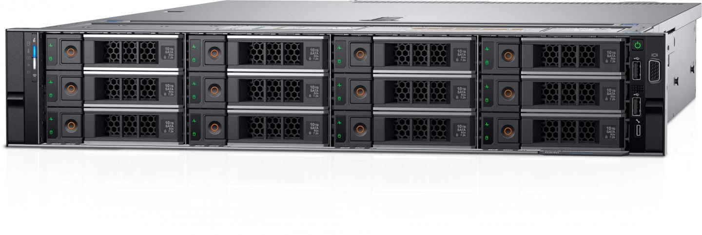 Server Dell PowerEdge R540 Rack 2U Intel Xeon Silver 4210, 10C / 20T, 2.2 GHz base, 3.2 GHz turbo, 13.75 MB cache, 1 x 16 GB, 600 GB HDD, 12 x LFF, 2 x 750 W_2