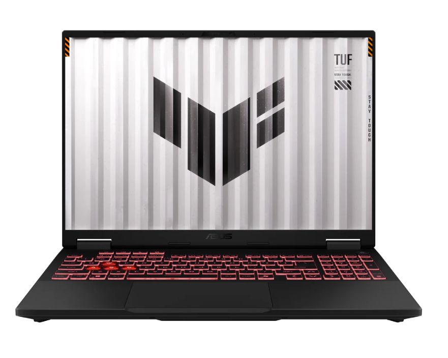 Laptop ASUS TUF Gaming A16 (2025) FA608UH-RV083, 16 inch 1920 x 1200, AMD 260 (8 C / 16 T, 3.8 GHz - 5.1 GHz, 16 MB cache, 45 W), 16 GB DDR5, 1 TB SSD, Nvidia GeForce RTX 5050, Fara sistem de operare, Tastatura English US, Negru