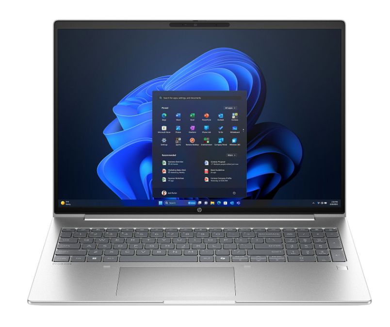 Laptop HP ProBook 4 G1i AD2R5ET, 16 inch 1920 x 1200, Intel 225U (12 C / 14 T, 1.5 GHz - 4.8 GHz, 12 MB Intel Smart Cache cache, 15 W), 16 GB DDR5, 512 GB SSD, Intel Graphics, Windows 11 Pro, Tastatura US International, Pike Silver