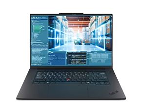 Laptop Lenovo ThinkPad P1 Gen 8 21Q80005CK, 16 inch 3840 x 2400, Intel 265H (16 C / 22 T, 2.3 GHz - 5.3 GHz, 24 MB Intel Smart Cache cache, 45 W), 32 GB DDR5, 1 TB SSD, Nvidia RTX 2000 Ada, Windows 11 Pro, Tastatura Czech / Slovak, Black