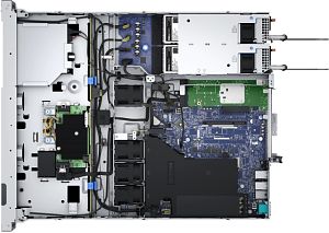 PowerEdge R350 Rack Server Intel Xeon E-2314 2.8GHz, 8M Cache, 4C/4T, Turbo (65W), 3200 MT/s, 16GB UDIMM, 3200MT/s, ECC, 600GB Hard Drive SAS ISE 12Gbps 10k 512n 2.5in Hot-Plug, .5 Chassis with up to 8 Hot Plug Hard Drives, Motherboard with Broadcom 5720 Dual Port 1Gb On-Board LOM V3, Ti, PERC H355_5