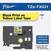 BLACK ON YELLOW FLEXIBLE P-TOUCH TAPE_2