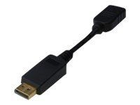 DIGITUS adaptor cable displayPort HDMI M/F 0.15m AW28
