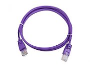 PATCH CORD  UTP GEMBIRD Cat5e,  cupru-aluminiu,   0.25 m, violet, AWG26,  