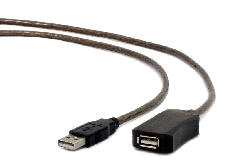 Gembird USB A/USB A M/F 5m USB cable USB 2.0 Black_2