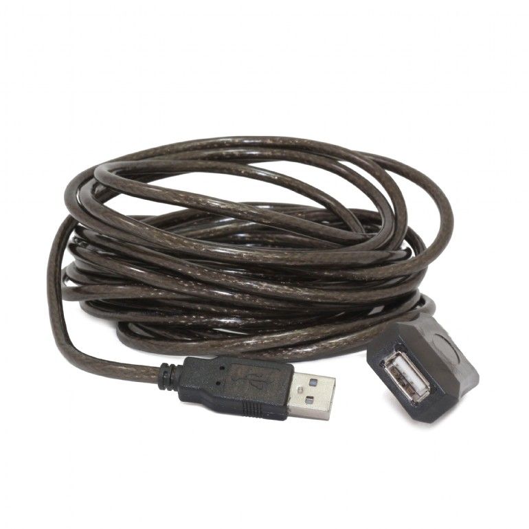 Gembird USB A/USB A M/F 5m USB cable USB 2.0 Black_3