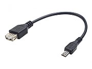 Gembird USB A - Micro-USB B, 0.15m USB cable USB 2.0 Black_1