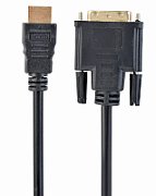 GEMBIRD CC-HDMI-DVI-10 Gembird HDMI to DVI male-male cable with gold-plated connectors 3m bulk pack_2