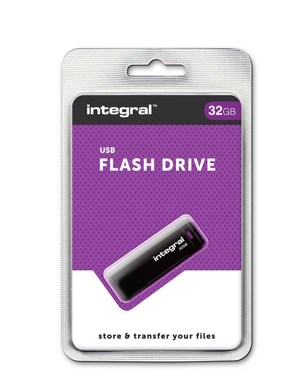 INTEGRAL INFD32GBBLK Integral USB 32GB Black, USB 2.0 with removable cap_2