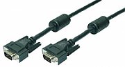 CABLU video LOGILINK, VGA (T) la VGA (T), 10m, dublu ecranat, negru, \