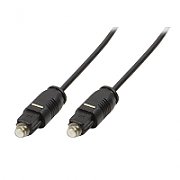 CABLU audio LOGILINK Toslink Optic (T/T)(pt. conexiune optica intre BLU-Ray si echipamentul audio), 5m, black,  CA1010  (include TV 0.06 lei)