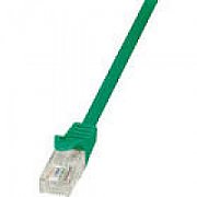 PATCH CORD UTP LOGILINK Cat5e, cupru-aluminiu, 0.25 m, verde, AWG26, 