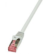 PATCH CORD S/FTP LOGILINK Cat6, LSZH, cupru, 30 m, gri, AWG27, dublu ecranat 