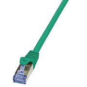 PATCH CORD S/FTP LOGILINK Cat6a, LSZH, cupru, 2 m, verde, AWG26, dublu ecranat 